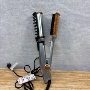 InStyler 3-1 Rotating Hot Iron Silver 1.25" Barrel Model IS1001 TESTED
